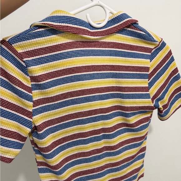 Zara Multicolor Striped Polo - Picture 3 of 3